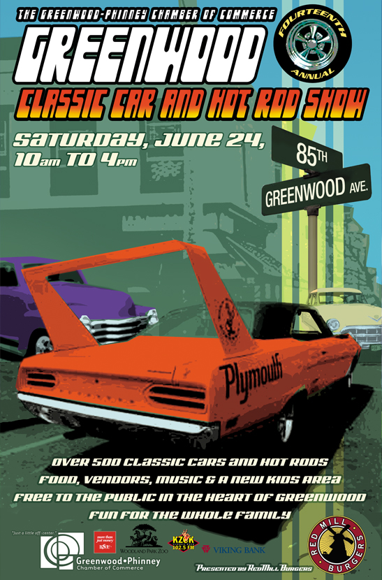 Greenwood Car Show poster